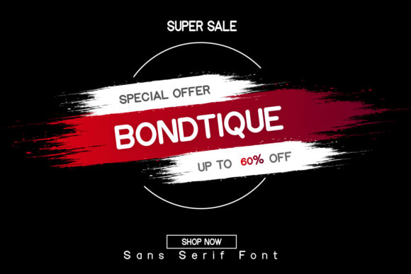 Bondtique: A Playful Display Font for Modern Creative Projects