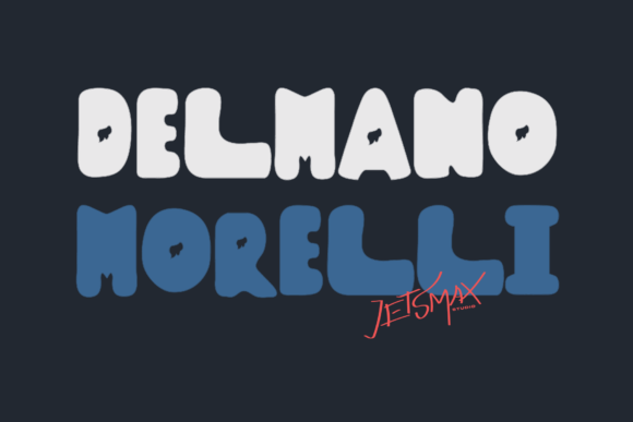 Delmano Morelli: The Fun Font That Makes Designs Pop