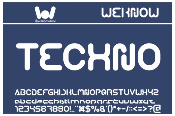 Elevating Visual Identity with Techno: A Futuristic Display Font for the Modern Creator