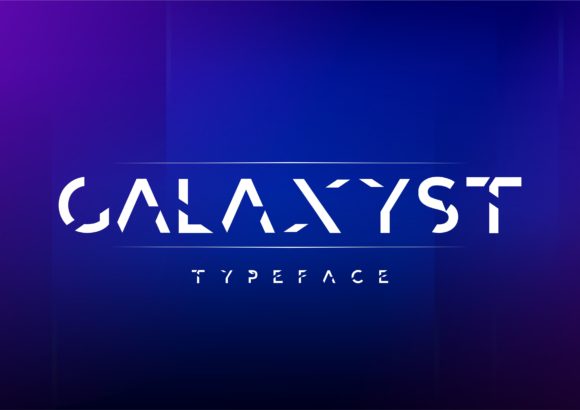 Galaxyst: Integrating a Geometric Display Font into Creative Workflows