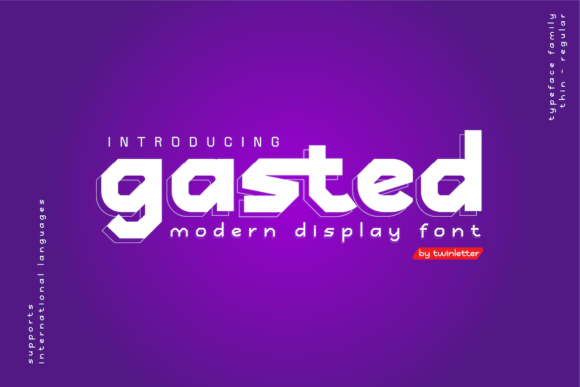 Gasted: The Bold Choice for Futuristic Typography