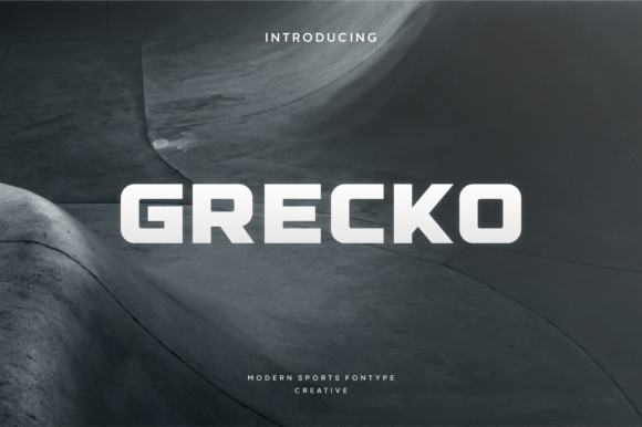 Grecko: The Bold Display Font for Impactful Designs