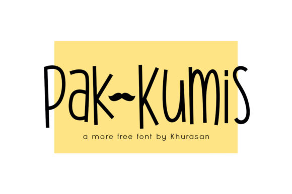 Pak Kumis: The Modern Display Font for Bold Designs
