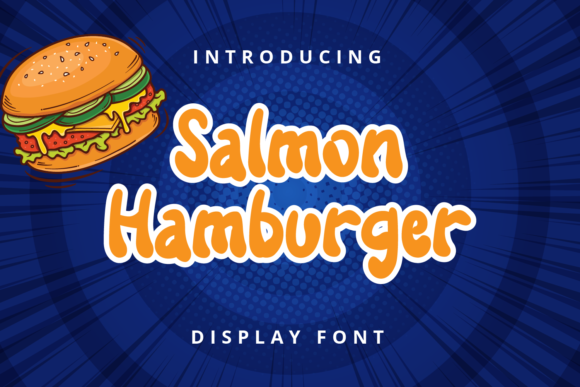 Salmon Hamburger: Bold Typography for Impactful Design