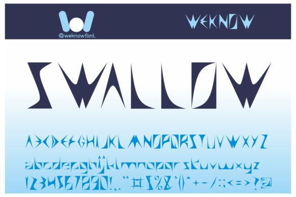 Swallow: The Spooky Display Font for Bold Creative Work