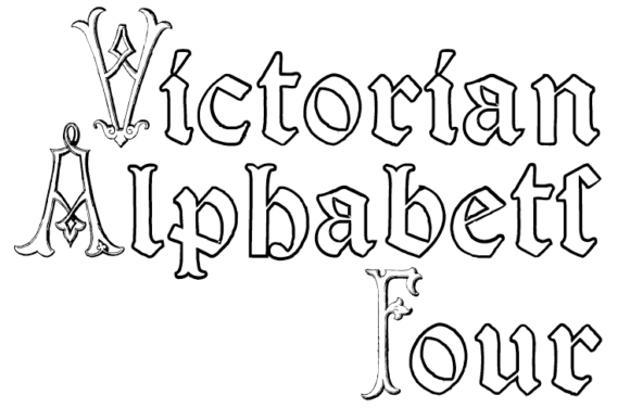 Victorian Alphabets Four: Elevating Your Projects with Timeless Elegance