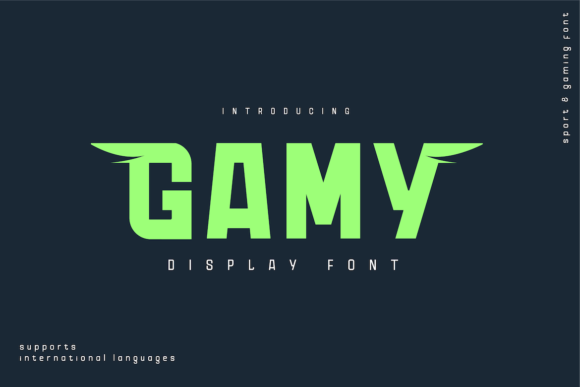 Why Gamy Stands Out in Modern Display Typography